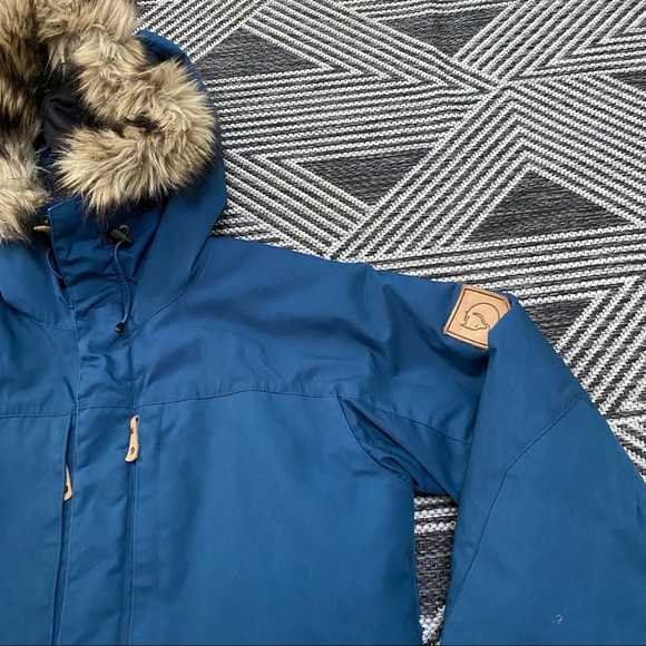Fjallraven Barents Winter Parka G-1000 Material Mens Medium - Picture 2 of 6